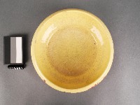 黃地花卉紋花盆藏品圖，第2張