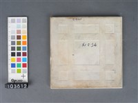噴釉花籃紋磁磚藏品圖，第2張
