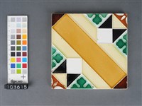 彩繪幾何紋磁磚藏品圖，第1張