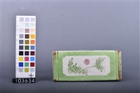 彩繪花蝶鳥紋枕藏品圖，第5張