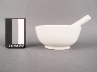 白釉藥用磨碗藏品圖，第1張
