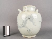 四耳青花龍紋油壺藏品圖，第1張