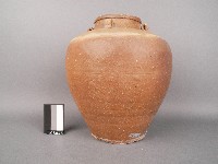 褐釉四耳甕藏品圖，第1張