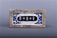 青花獅戲球方枕頭藏品圖，第9張