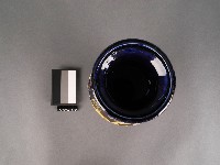 藍地彩繪人物紋花瓶藏品圖，第2張