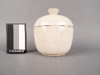 白釉藥罐藏品圖，第1張