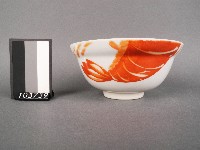 紅彩蝦紋碗藏品圖，第1張