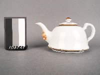 金彩印花鬼頭茶壺藏品圖，第1張