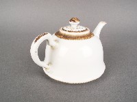 金彩印花鬼頭茶壺藏品圖，第3張