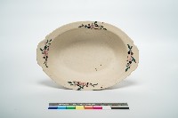 鶯歌手繪花卉腰子碗公藏品圖，第1張