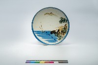 鶯歌手繪山水盤藏品圖，第1張