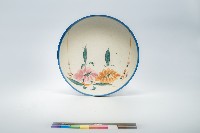 鶯歌手繪花卉盤藏品圖，第1張