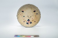 鶯歌手繪蝴蝶花卉盤藏品圖，第1張