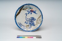 鶯歌蓋印加彩松鶴盤藏品圖，第1張