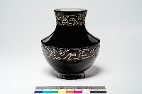 中華陶瓷黑釉獸紋瓶藏品圖，第1張