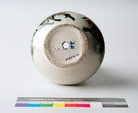 龍門手繪荷花鳥紋瓶藏品圖，第3張