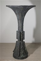 仿商饕餮紋觚藏品圖，第1張