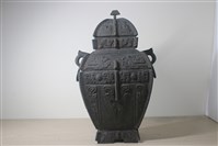 仿商鳥鳳紋罍藏品圖，第1張