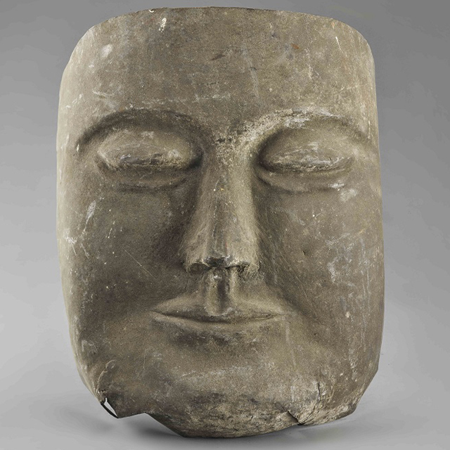 銅製佛祖面具