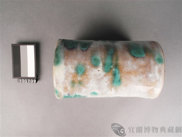 綠釉斑點紋枕頭藏品圖，第7張