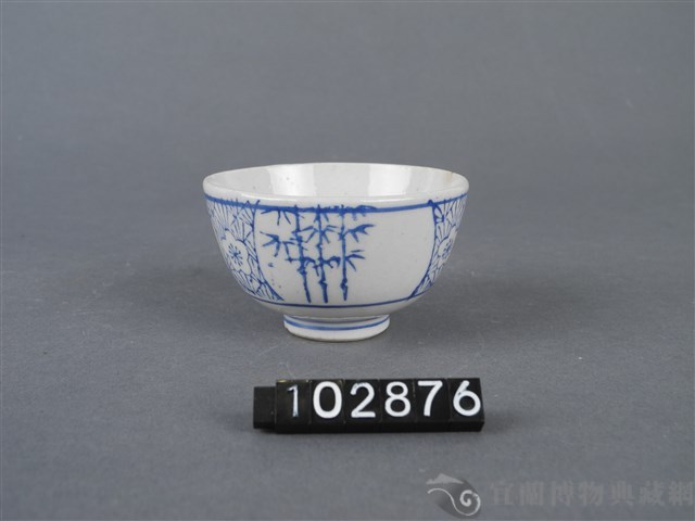 青花梅蘭竹三友杯藏品圖，第7張
