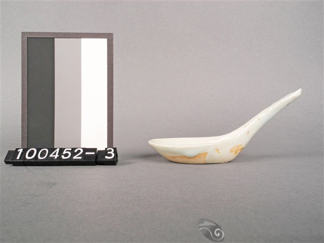 赤釉湯匙藏品圖，第3張