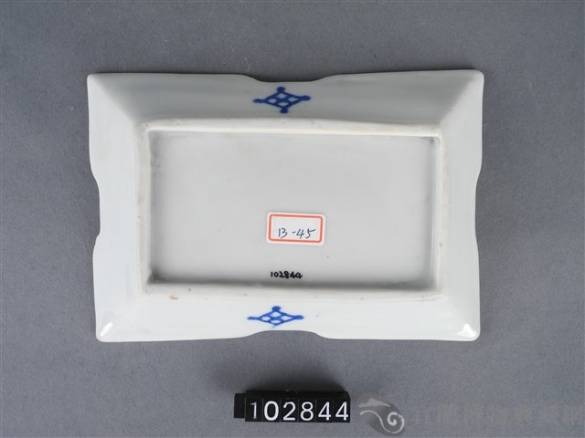 金釉綠彩松鶴紋碟藏品圖，第3張