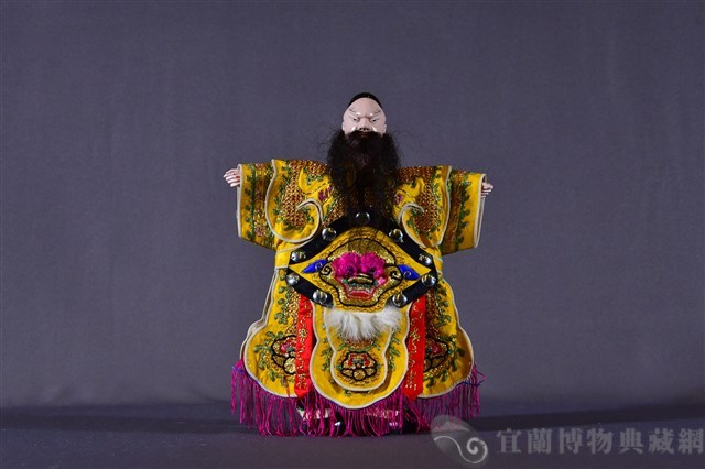 布袋戲偶(武鬚文)藏品圖，第1張