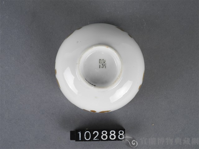 彩繪花卉紋杯藏品圖，第3張