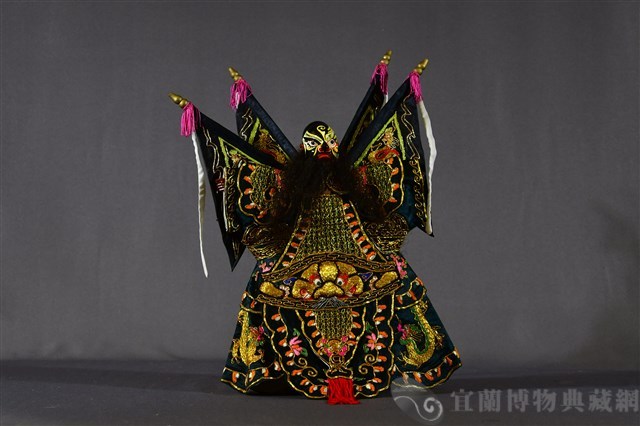 布袋戲偶（黑虎）藏品圖，第1張