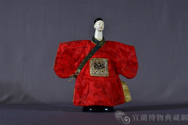 布袋戲偶（文生）藏品圖，第1張