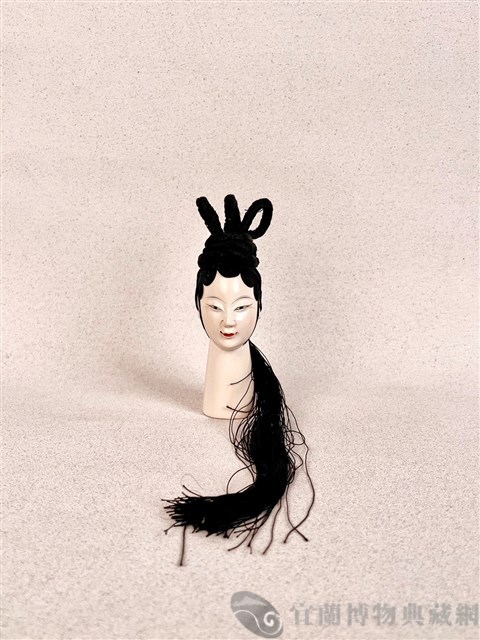 布袋偶頭（花旦）藏品圖，第1張
