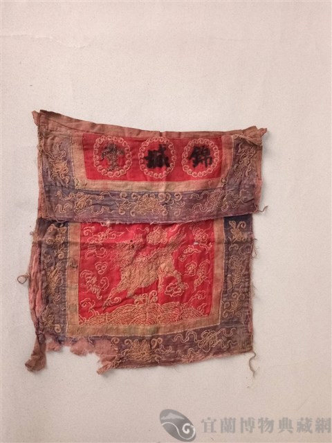傀儡戲台繡片藏品圖，第1張