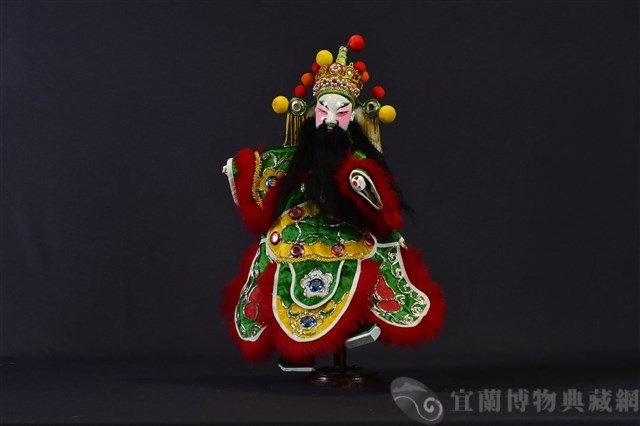 布袋戲偶（鬚文）藏品圖，第1張