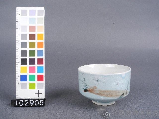 三彩花卉紋杯藏品圖，第1張