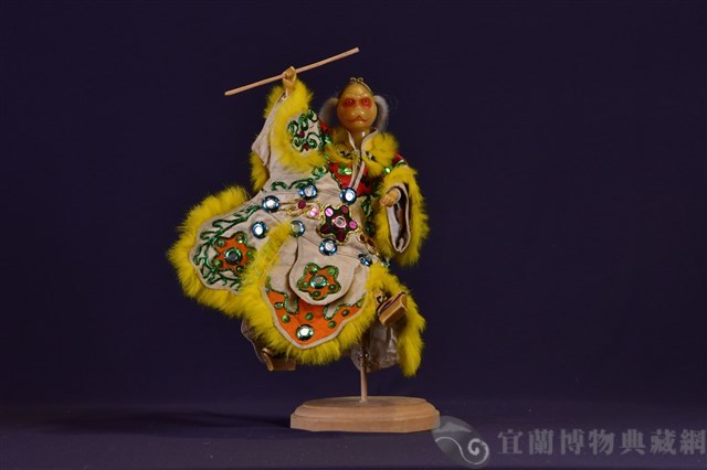 布袋戲偶（猴頭）藏品圖，第1張