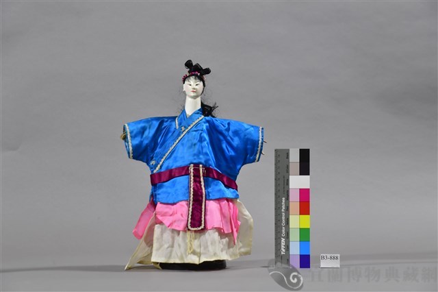 布袋戲偶（旦）藏品圖，第1張