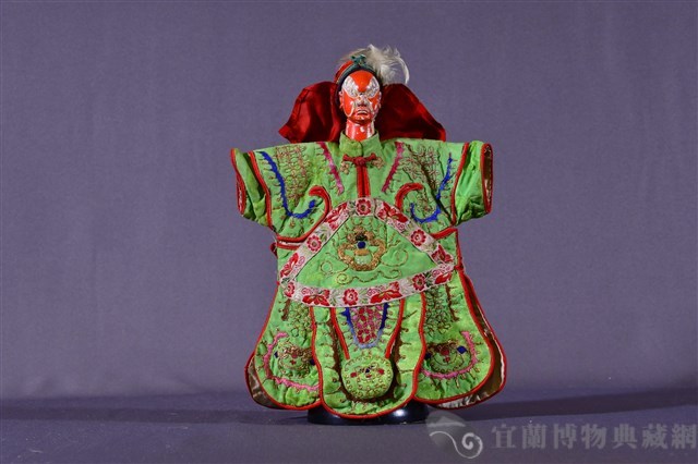 布袋戲偶（紅關）藏品圖，第1張