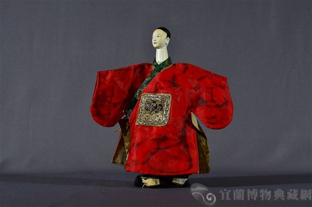 布袋戲偶（文生）藏品圖，第1張