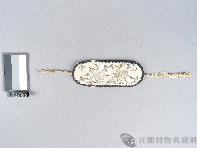 花蝶紋眼鏡袋藏品圖，第1張