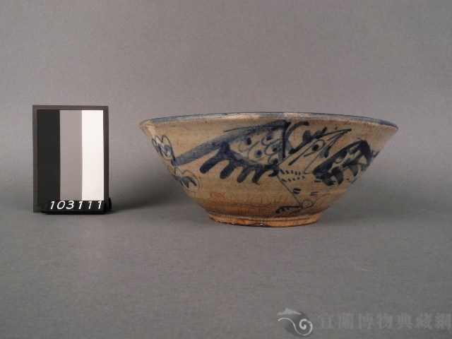 青花雞紋碗藏品圖，第1張