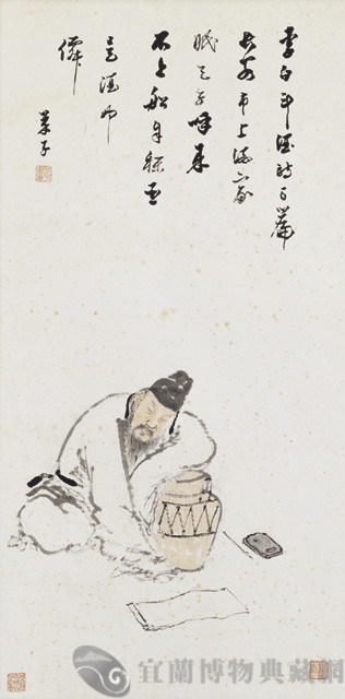 李白醉酒藏品圖，第1張