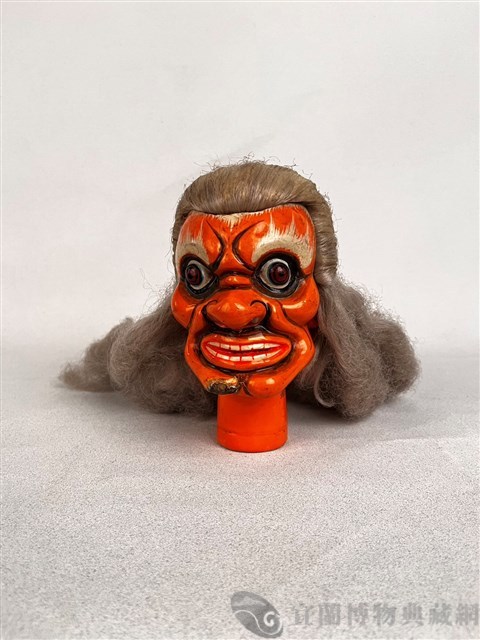 布袋戲偶頭 （怪頭）藏品圖，第1張