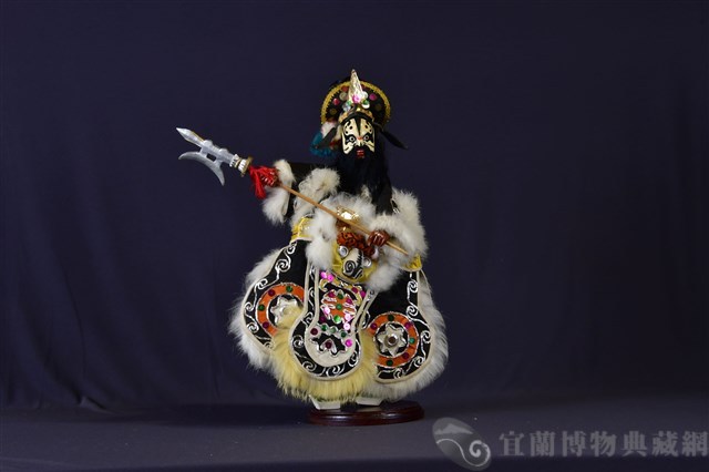 布袋戲偶（黑虎）藏品圖，第1張