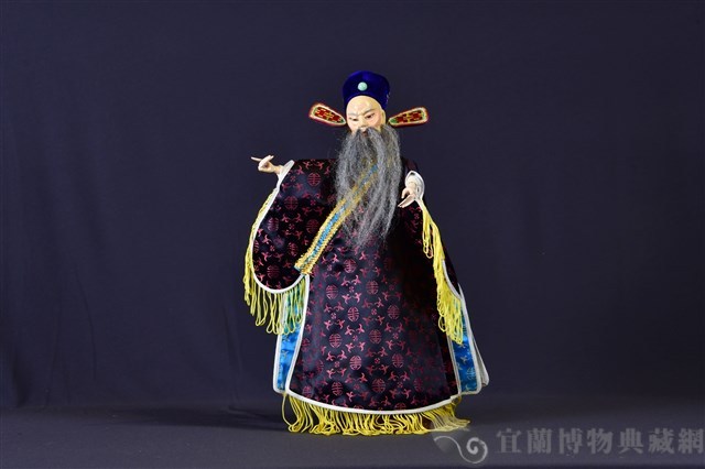 布袋戲偶（慘文）藏品圖，第1張
