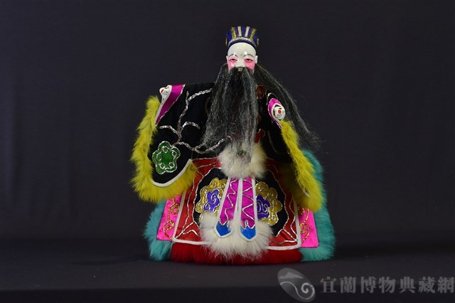 布袋戲偶（慘文）藏品圖，第1張