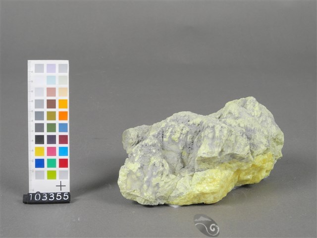 硫磺結晶藏品圖，第1張