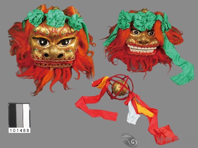 北京獅及繡球藏品圖，第1張