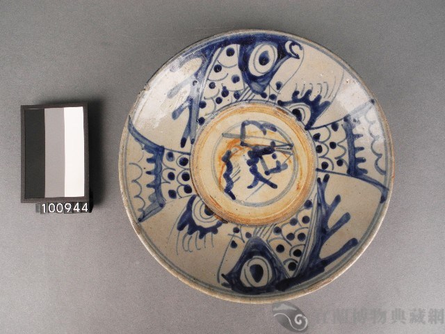 青花鯉魚盤藏品圖，第1張