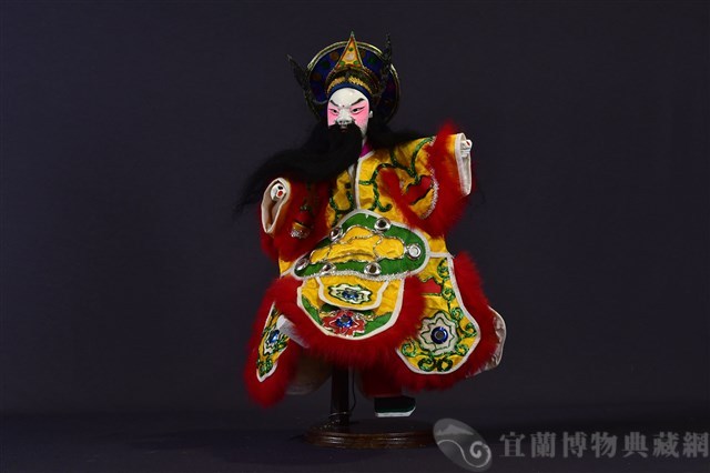 布袋戲偶（鬚文）藏品圖，第1張
